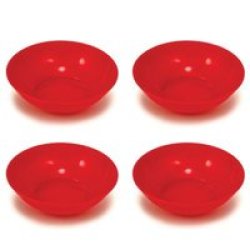 GSI Outdoors Cascadian Bowl Set Of 4 - Red