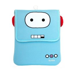 Gizmo Dorks Roro The Robot Sleeve Pouch Case Cover For Samsung Galaxy Note 10.1 2014 Edition - Blue