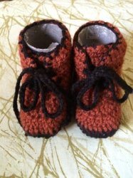 Crocheted Baby Sneakers Vellies
