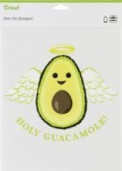 Iron On Designs - Holy Guacamole 21.6 X 30.5CM 1 Large Design - Compatible With Maker 3 EXPLORE3