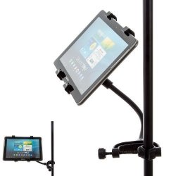 Ultimate Addons Music Microphone Stand Mount With Adjustable Holder For Samsung Galaxy Tab 2 10.1