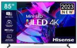 Hisense 85 Inch U7K Series Mini-led Uhd Smart Tv - Resolution 3840 X 2160 Native Contrast Ratio 400:1 Smooth Motion Rate Smr 120 144HZ