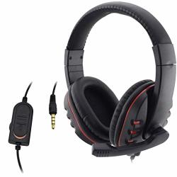 Todayday Headset Wired Headphone 3.5MM Gaming Music Microphone For PS4 Play Station 4 Game PC Chat Headset