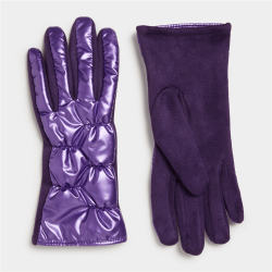 Women&apos S Purple Quilted Gloves