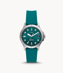 Fossil FB-01 Three-hand Date Oasis Silicone Woman's Watch ES5287