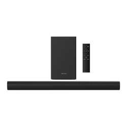 Hisense HS1800 140W 2.1CH Soundbar Retail Box 1 Year Limited Warranty product Overviewthe HS1800 140W 2.1CH Soundbar Offers A Compact Audio Solution With A