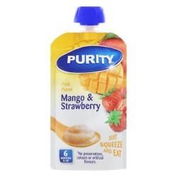 Purity Pouch Puree Mango Strawberry 110 Ml