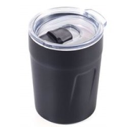 Travel Mug Double-walled Insulation For Double Espresso - 160ML Black