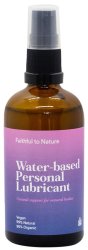 Faithful To Nature Water-based Lubricant