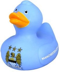 Manchester City - Club Crest Vinyl Bath Time Duck