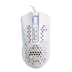 Redragon Storm 12400DPI Lightweight 7 Button Rgb Gaming Mouse - White