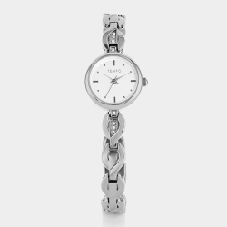 Womens Silver Plated Bracelet Watch