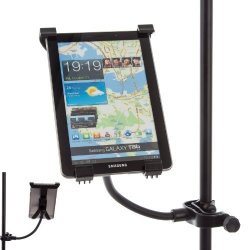 Ultimate Addons Music Microphone Stand Mount With Adjustable Holder For Samsung Galaxy Tab 7.7
