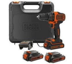 Black & Decker 18V 2 Gear Drill Driver + 200MA Charger + 1 Batt| BDCDD186-QW