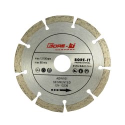Bore-it - Diamond Blade - Segmented - 125MM - 6 Pack