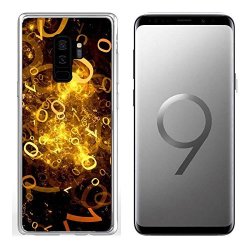 Samsung Galaxy S9 Plus Clear Case Soft Tpu Rubber Silicone Bumper Snap Cases Image Id 27216743 Abstract Orange Digit Background Computer Generated Fractal