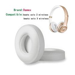 Damex Beats SOLO2 3 Wireless Replacement Earpads White