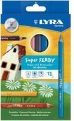 Super Ferby Coloured Pencils 12 Pack - Lacquered