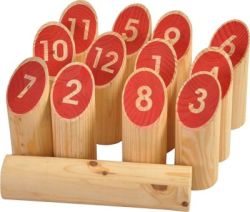Wooden Number Toss Game