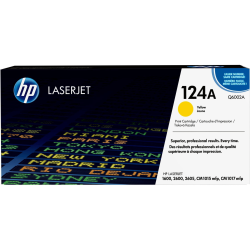 HP 124A Yellow Toner Cartridge 2 000 Pages Original Q6002A Single-pack