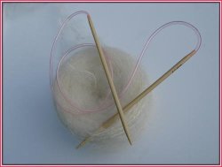 Bamboo Circular Knitting Pin - 80CM - No 5MM