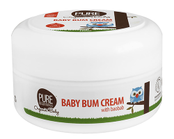 Pure Beginnings 125ml Baby Bum Cream with Organic Baobab