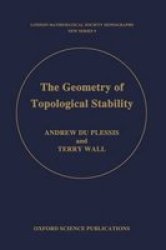 The Geometry Of Topological Stability Hardcover