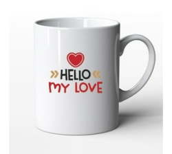 Valentines Day Love Birthday Present - Png Hello My Love White - 11OZ Coffee Mug