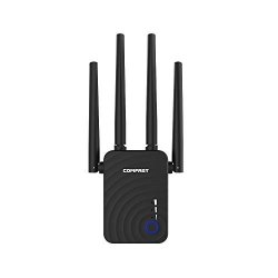 Comfast CF-WR754AC Wifi Extender 1200MBPS Dual Band 2.4GHZ 5.8GHZ Wi-fi Repeater Wifi Signal Booster With 4 Antennas And Wps Function Supports Repeater access Point router Mode