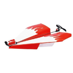 Diy Creative Power Up Airplane Rechargeable Airplane Electric Paper Airplane For Kids Red