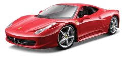 Maisto 1:24 Scale Red Assembly Line Ferrari 458 Italia Diecast Model Kit