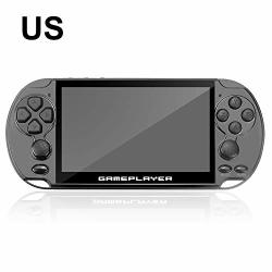 Labyrinen Handheld Game Console 32 64 128 Bit 5" Screen Lcd X9 Plus Double Rocker 16G Portable Retro Game Console Support PS1 GBA SFC MD NES GB GBC CPS1 CPS2 GG SMS