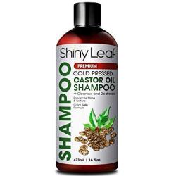 Shiny Leaf Cold Pressed Castor Oil Shampoo Premium Hair Growth Shampoo With Cold Pressed Castor Oil For All Hair Types Moisturizes Hair Keeps Hair