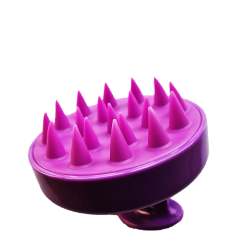 Exfoliating Scalp Massage Shampoo Brush in Purple
