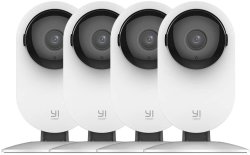 4PC Security Home Camera 1080P Wifi Smart Wireless Indoor Nanny Ip Cam With Night Vision 2-WAY Audio