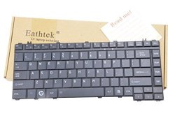 Eathtek Replacement Keyboard For Toshiba Satellite A300 A300D A305 A305D A306 A310 A315 A355 A350 A355D L455D-S5976 L455D-SP5012L L455D-SP5012M L455D-SP5013L L455D-SP5013M Series Black Us