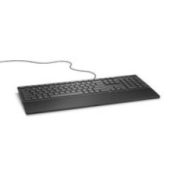 Dell KB216 Multimedia USB Keyboard Us International Black