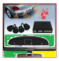 Car Parking Help System---4 Sensors