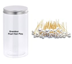 Grandeur Container Of Pearl Hair Pins