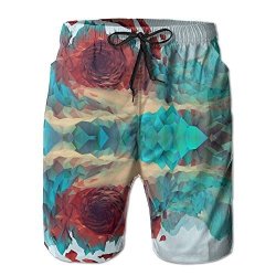 Rh-boardshorts Low Poly Mountain Cave Summer Quick-drying Board Short Swim-trunk For Men Xx-large