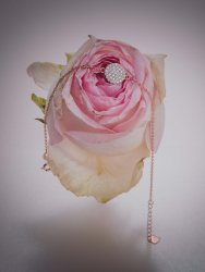 Licious Ellie - Rose Gold And Diamond Bracelet