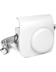 Tuff-Luv E10_95 Faux Leather Camera Case For Instax MINI 8 8S White One Size