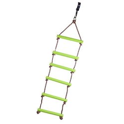 Dovewill Kids Indoor And Outdoor Playhouse 6 Rungs 2M Rope Climbing Ladder Tree House Accessories Toy Green