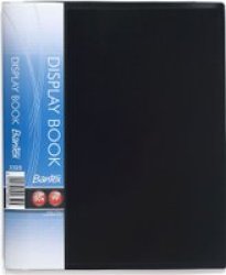Bantex Pp Display Book With Semi-rigid Cover 50 Pocket Black