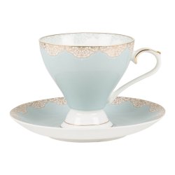 @home Gold Lace Edge Cup & Saucer