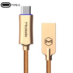 Mcdodo CA-2880 Knight Series USB Type-c Male To USB 3.0 A Male Dual Chips Quick Charge + Auto Dis...