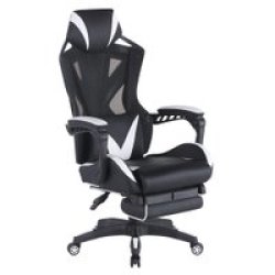 Maverick Gaming Chair White & Black