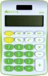 : 8 Digit School Calculator - Green