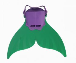 Mermaid Flippers - Small - Green purple