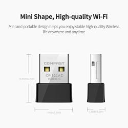 Dissylove Comfast Wireless USB Adapter 650MBPS Wireless Network Card Ethernet Antenna Wifi Receiver USB Dual Band 2.4G 5GHZ For PC Wi-fi Dongle